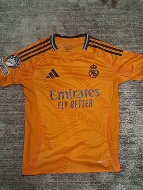 adidas Real Madrid Orange Soccer Jersey
